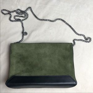 Rag and Bone suede mini compass bag
